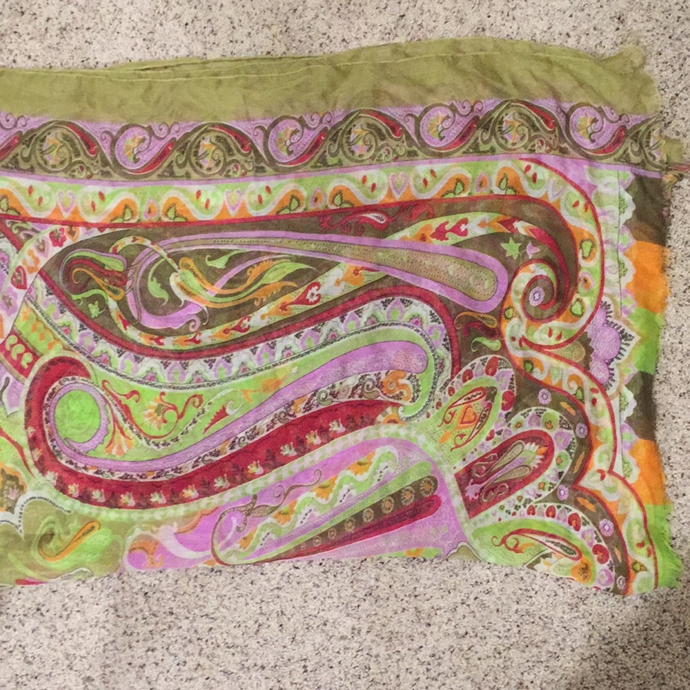 Multi colored scarf